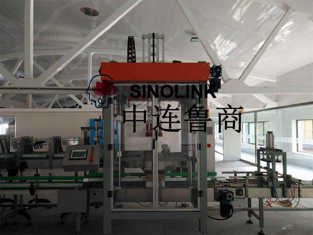 قفزة Case Packer بالكامل آلة تعبئة شحنات Carton Automatic