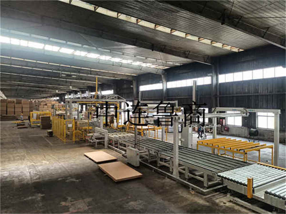 نظام التعبئة الذكي لألواح الخشب المصنوعة