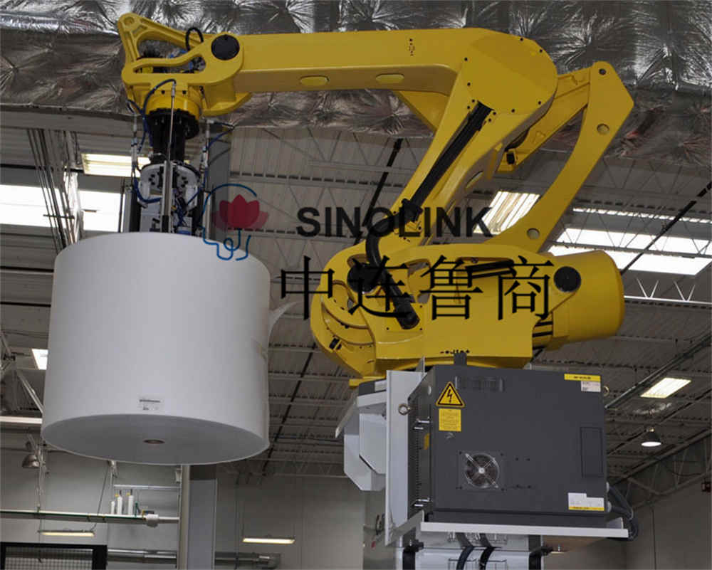 نظام النقل والتعبئة الأوتوماتيكي للأقمشة غير المنسوجة