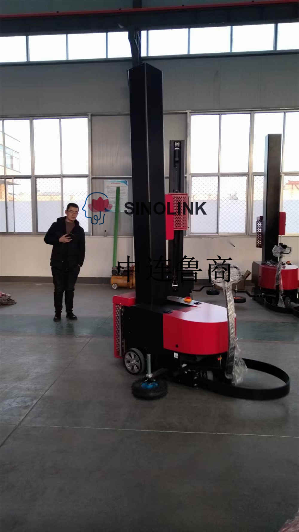 آلة التغليف من نوع المشي الذاتي