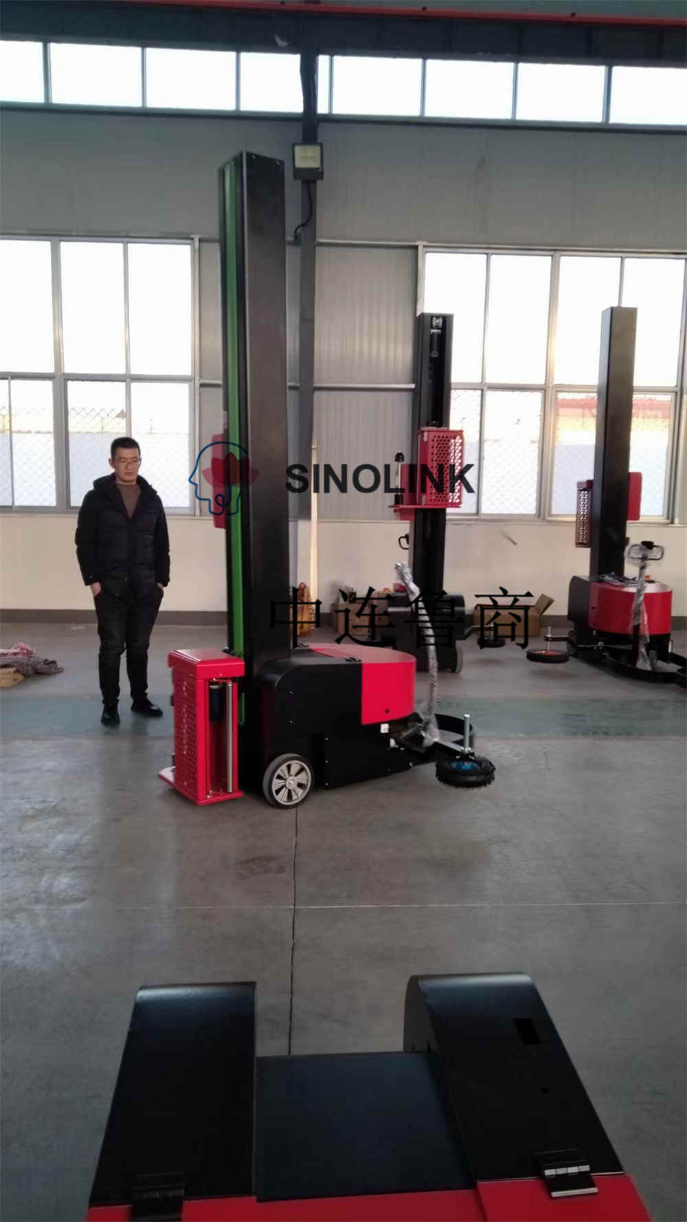 آلة التغليف من نوع المشي الذاتي