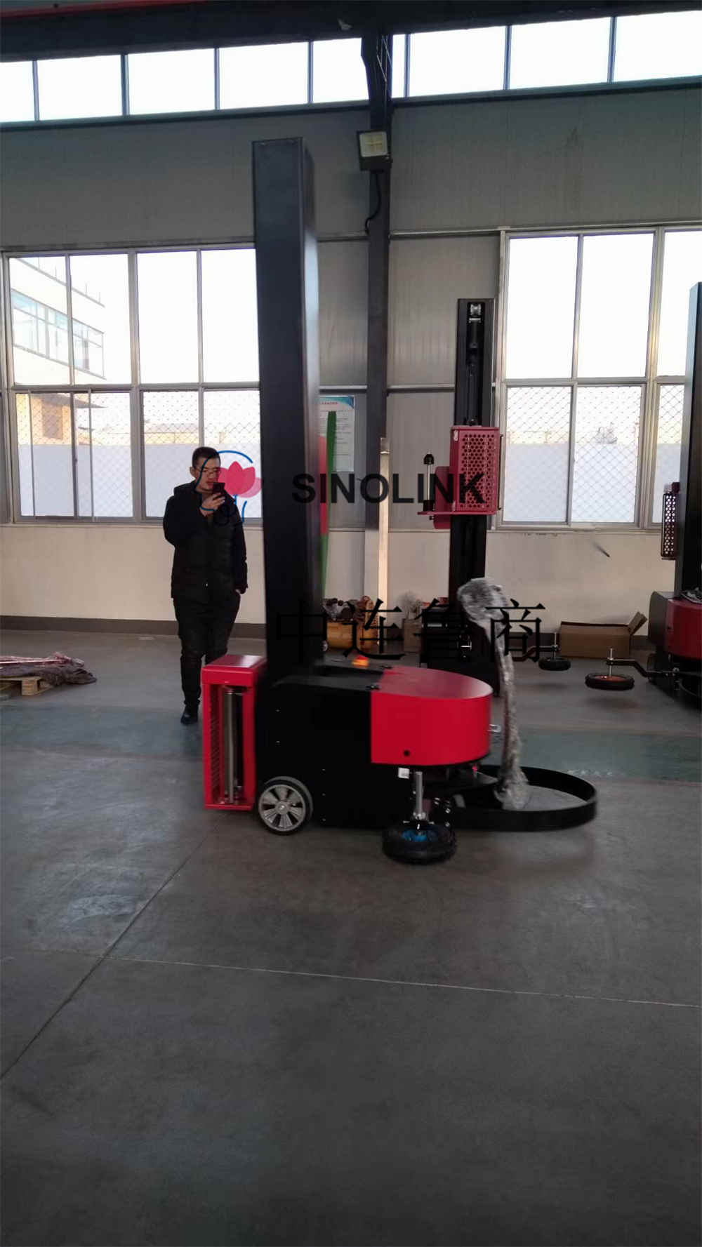 آلة التغليف من نوع المشي الذاتي