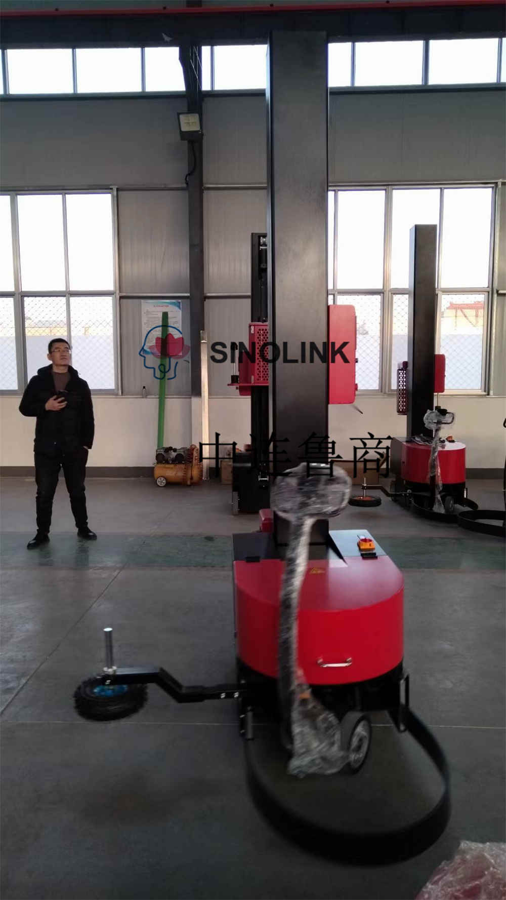 آلة التغليف من نوع المشي الذاتي