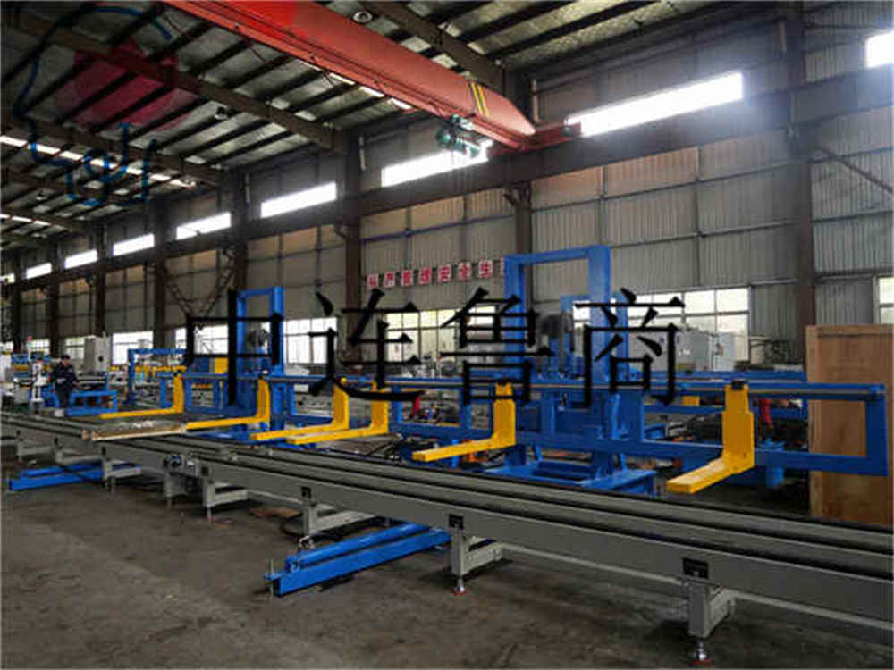 خط التغليف الأوتوماتيكي عبر الإنترنت للألواح الجانبية Automatic Online Packaging Line For Profiled Plate