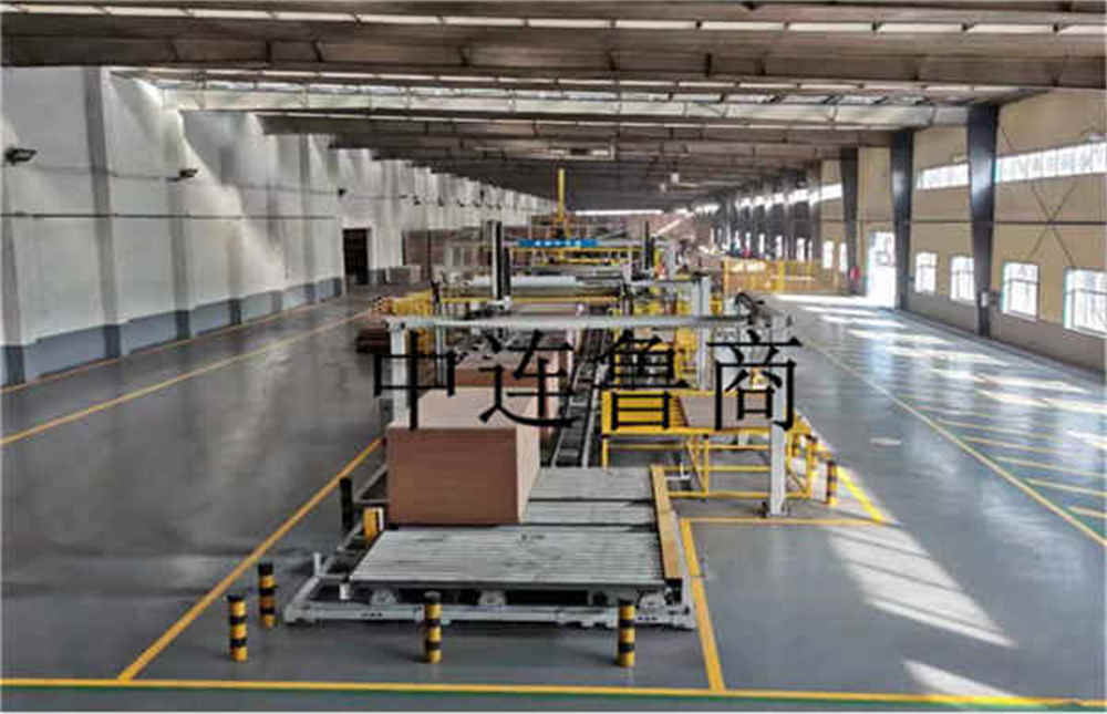 نظام التعبئة الذكي لألواح الخشب المصنوعة