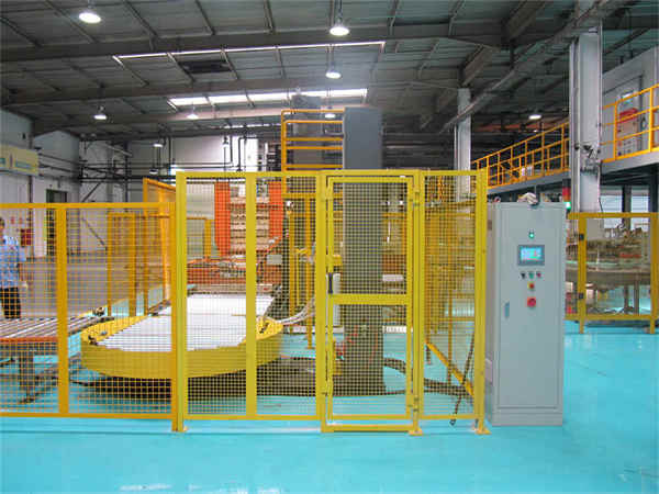 آلة تغليف الفيلم الأوتوماتيكية عبر الإنترنت T2000FZ-PL Automatic Online Turntable Stretch Film Wrapper Machine T2000FZ-PL