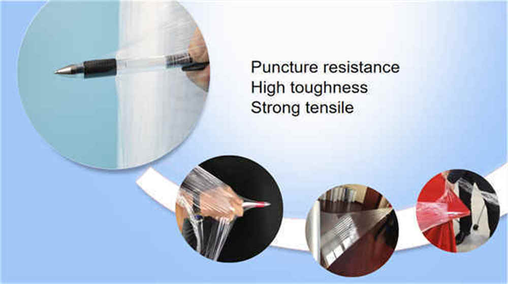 المبيعات الساخنة 20um / 25um التفاف PE استخدام اليد امتداد الفيلم Hot Sales 20um/25um Wrapping PE Hand Use Stretch Film