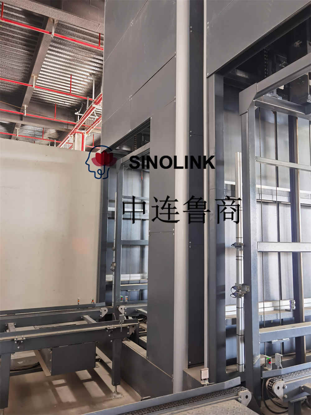 ناقل رفع عمودي بدون طيار أوتوماتيكي بالكامل Fully Automatic Unmanned Reciprocating Vertical Lift Conveyor